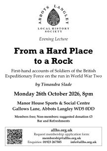 ALLHS lecture - 26-Oct-2026 From a Rock to a Hard Place