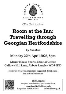 ALLHS lecture 27-Apr-2026 - Room at the Inn